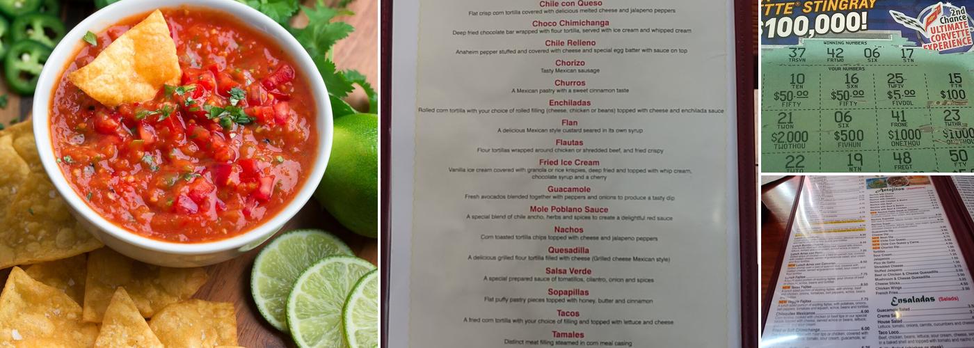 Don Jose Menu