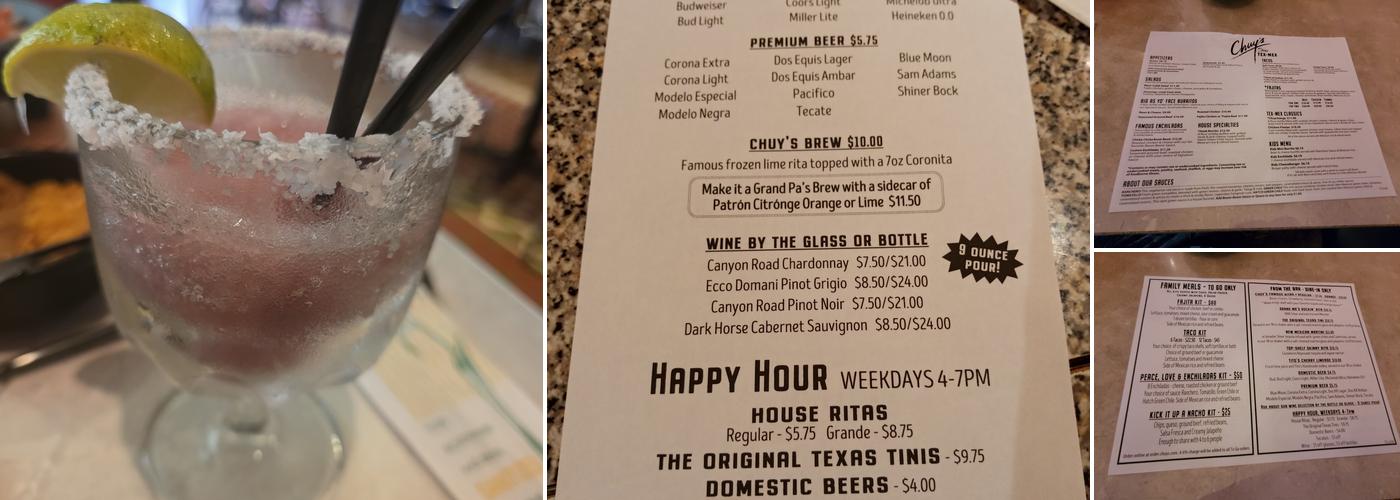 Chuy's Menu