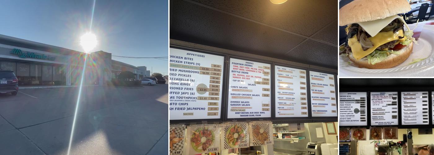 Burger Island Menu