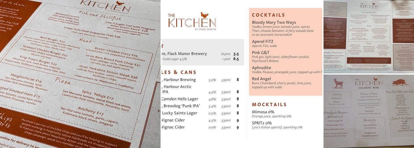 The Kitchen Menu