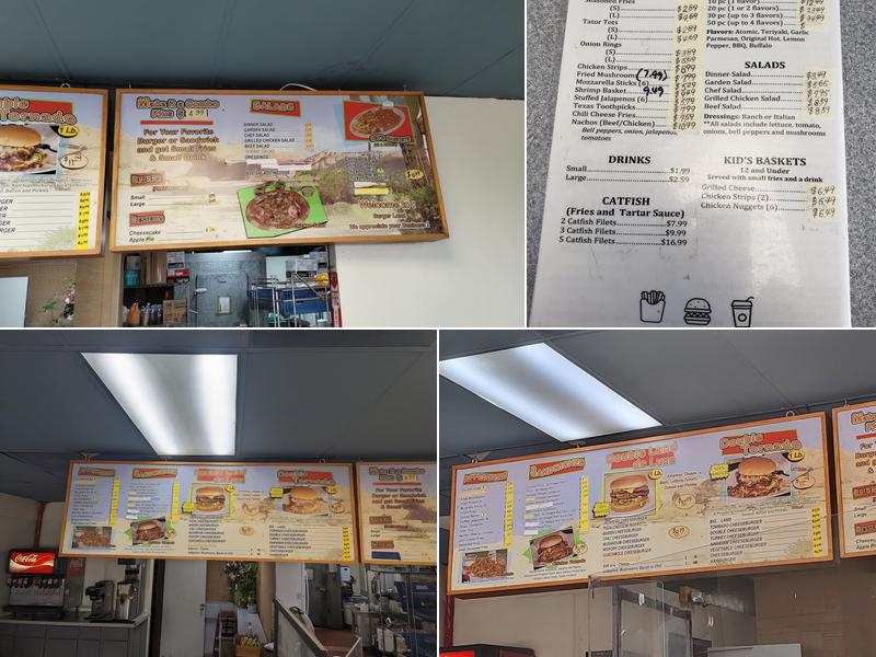 Burger Land Menu