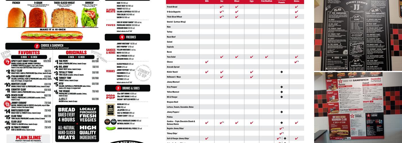 Jimmy John's Menu