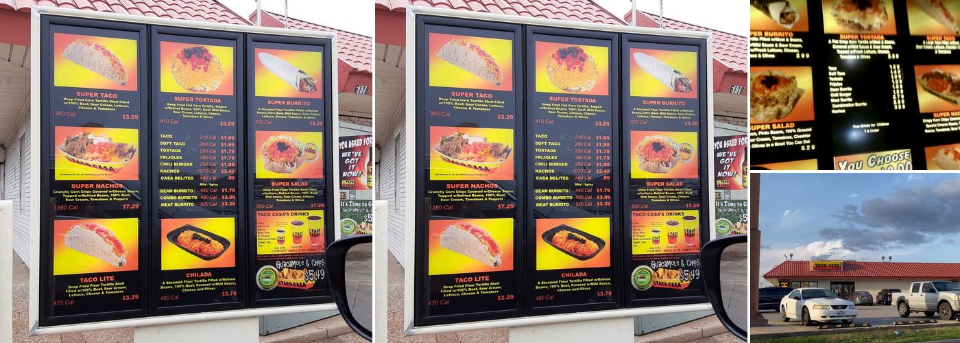 Taco Casa Menu