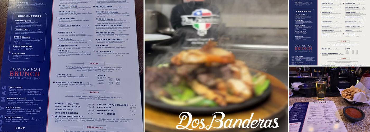 Dos Banderas Menu