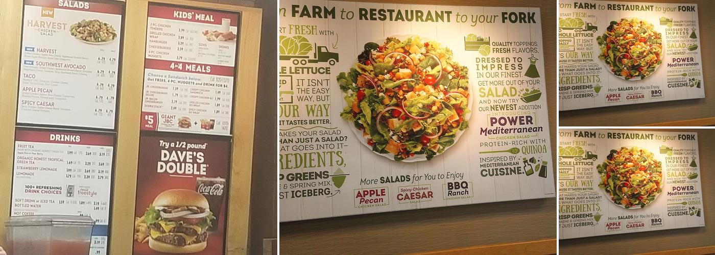 Wendy's Menu