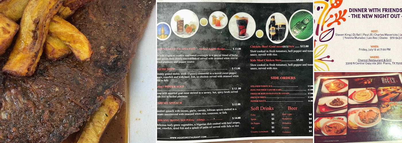 Aggies Restaurant Menu