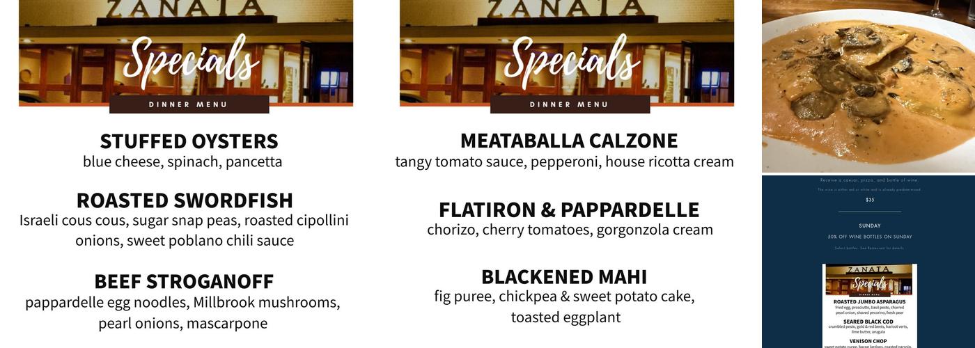 Zanata Menu