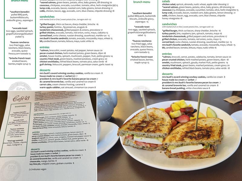 Café 43 Menu
