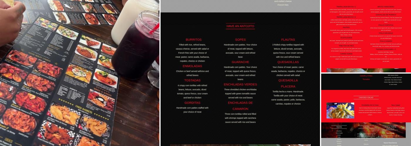 La Fogata Mariscos Menu