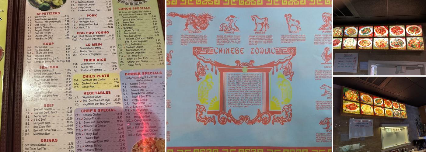 Ming's Kitchen Menu