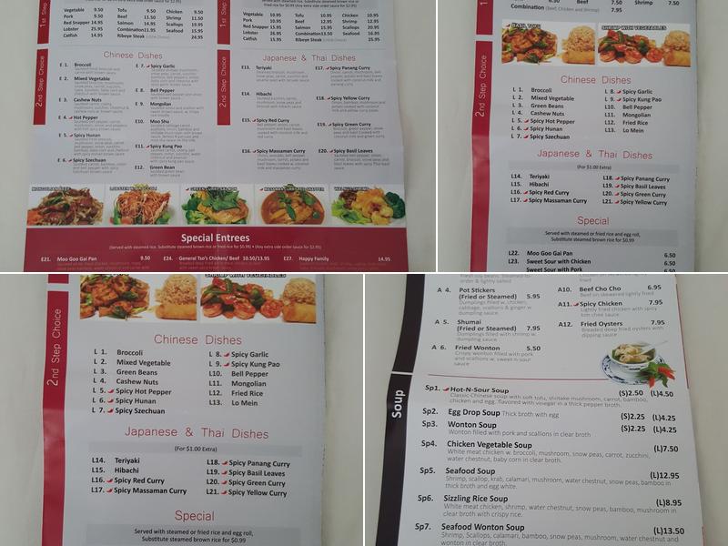 Golden Pot Menu