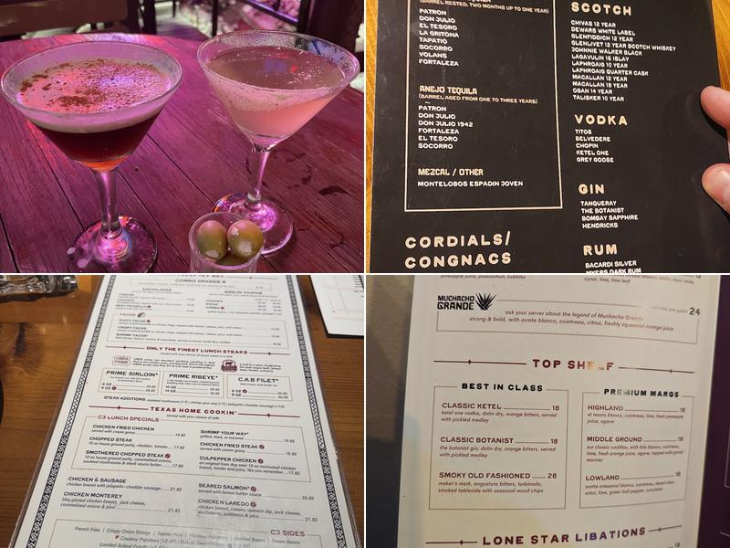 Culpepper Cattle Co. Menu