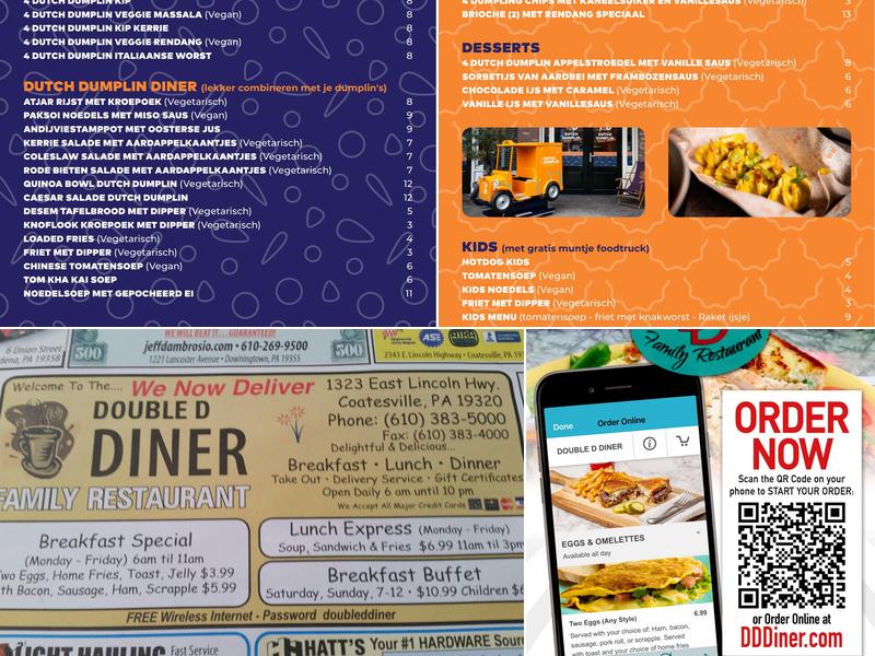 Double D Diner Menu