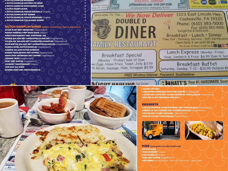 Double D Diner Menu