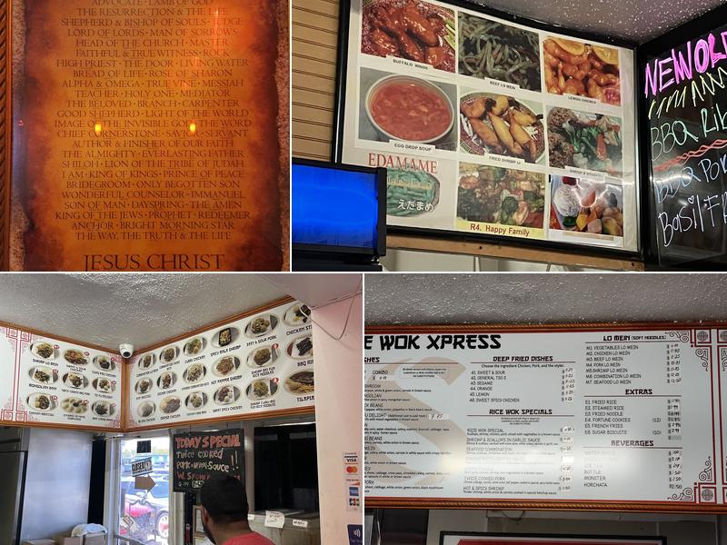 Rice Wok Xpress Menu