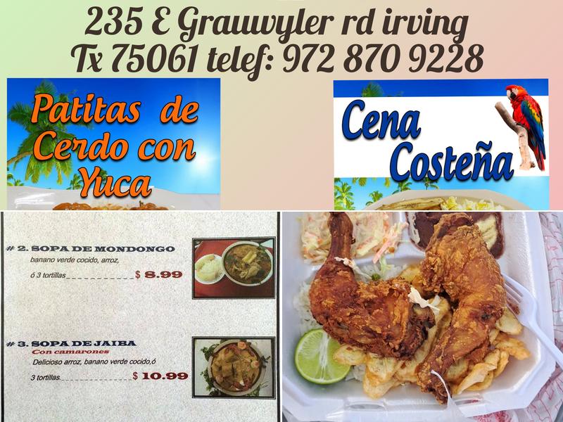 Costeno's Restaurant Menu