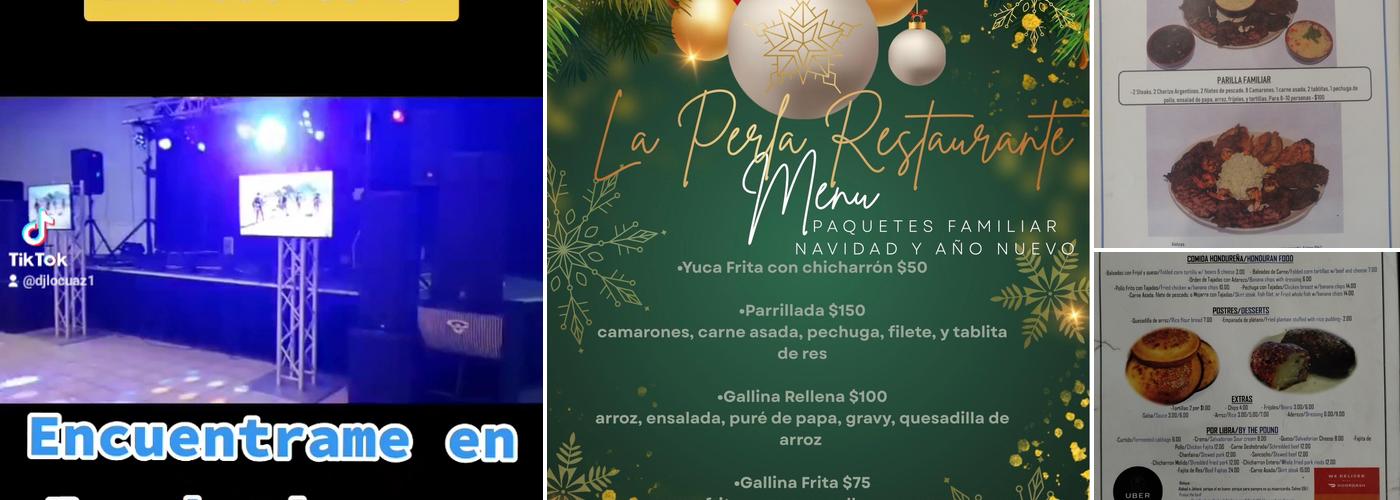 La Perla Restaurant Menu