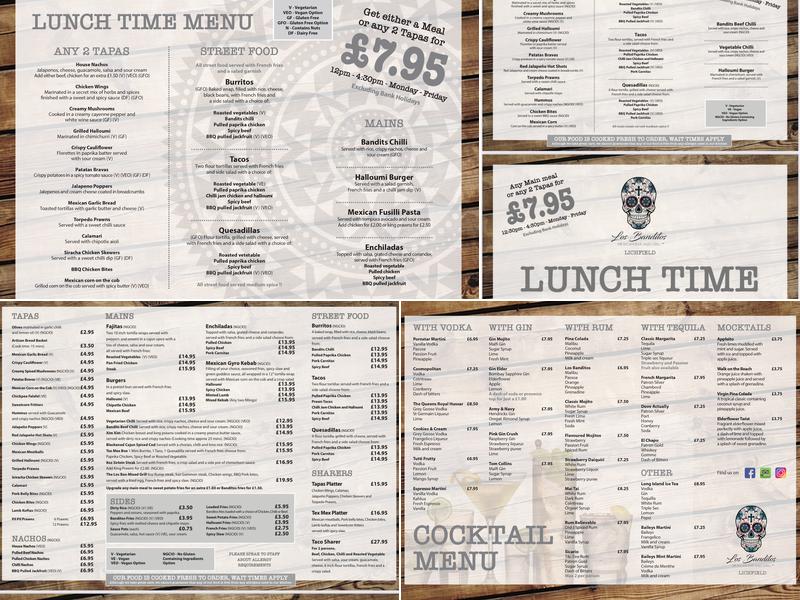 Toluca Mexican Bar & Grill Menu