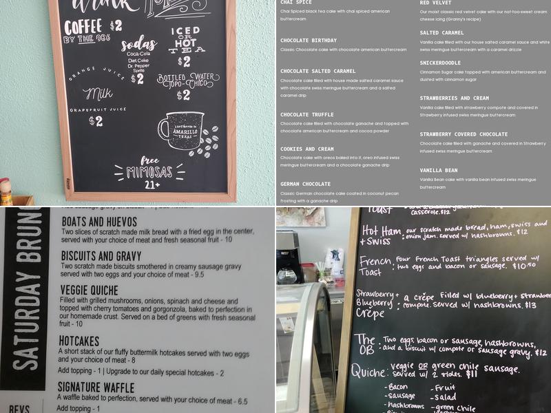 Scratch Made Bakery Menu