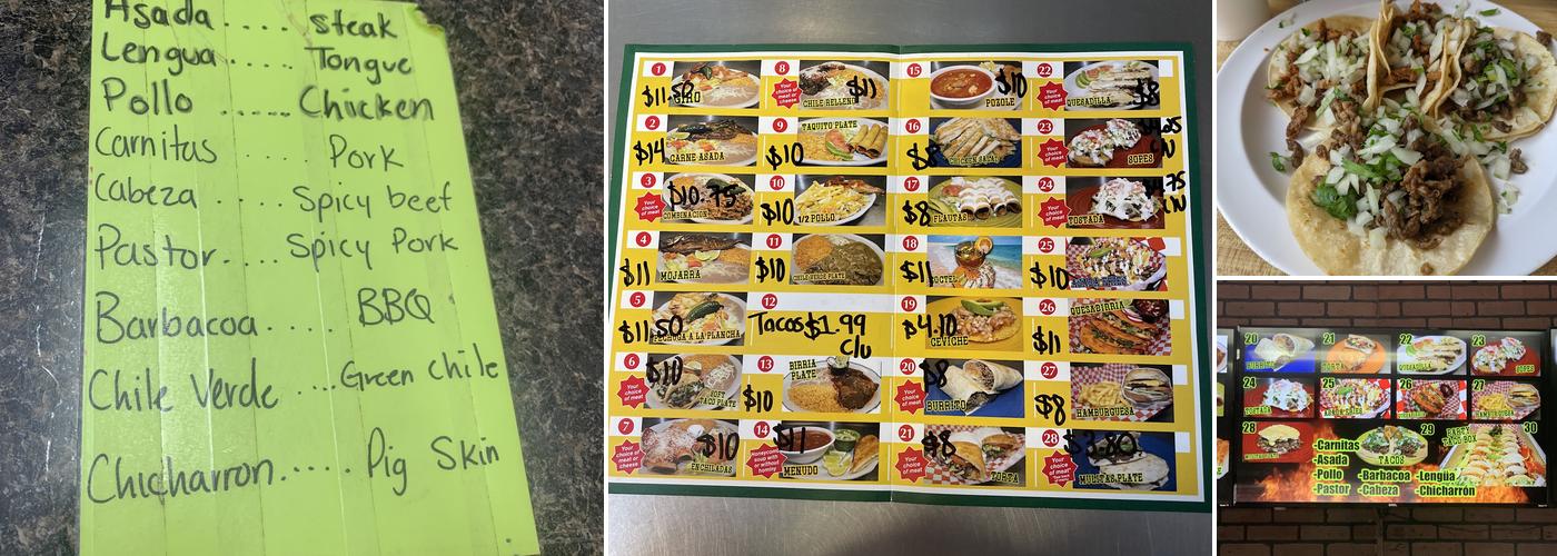 El Giro Menu