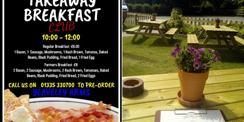 Yeaveley Arms Menu