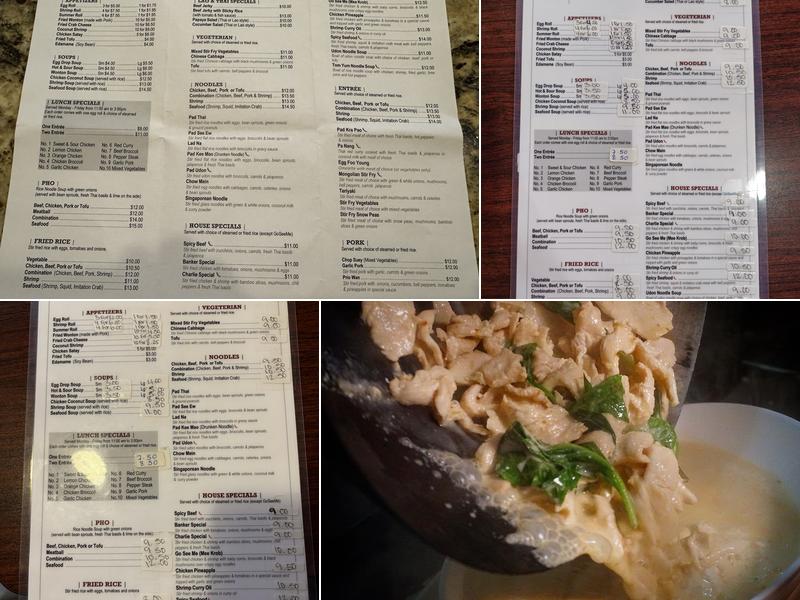 Sabaidee Restaurant Menu