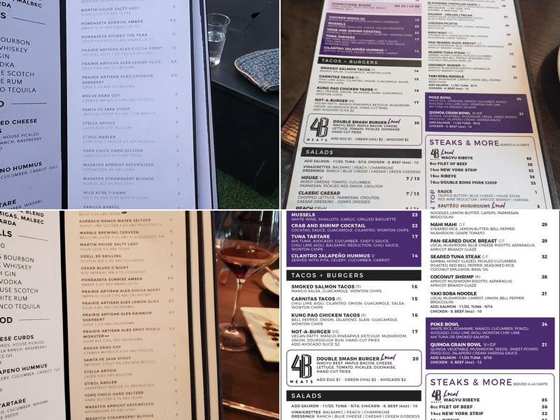 Crush Wine Bar Grill Menu