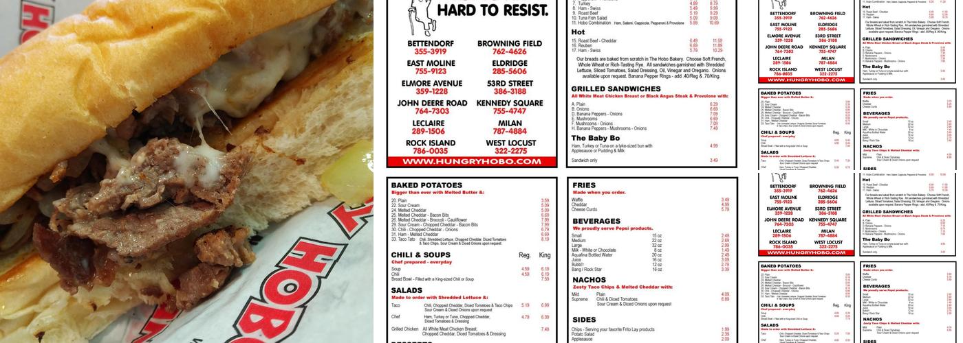 Hungry Hobo Menu