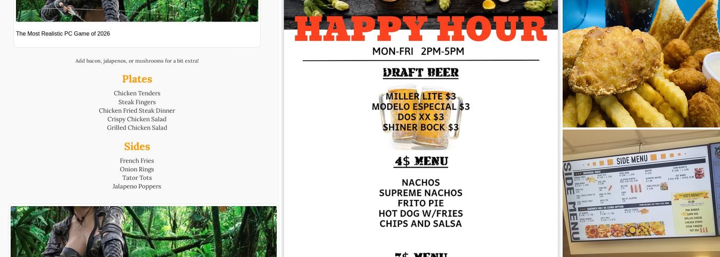 Burger Box Menu