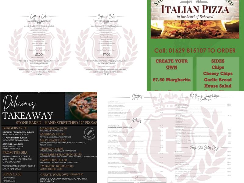 The H Bar & Restaurant Menu