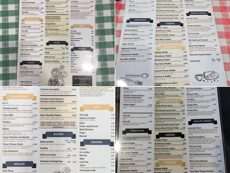 Dick's Uptown Cafe Menu