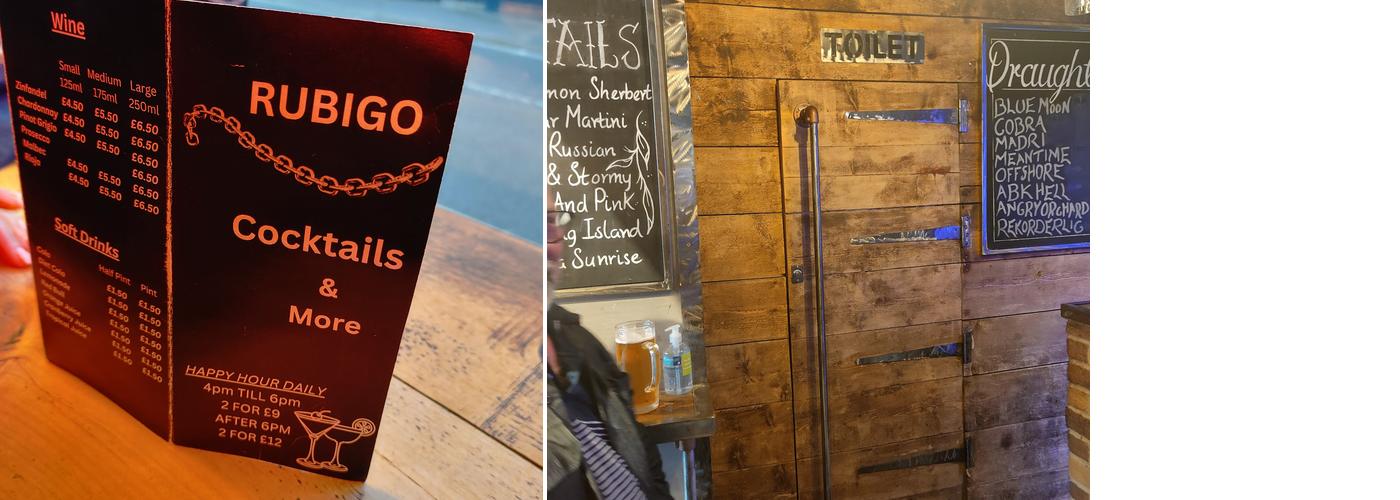 Rubigo - Tapas & Bar Menu