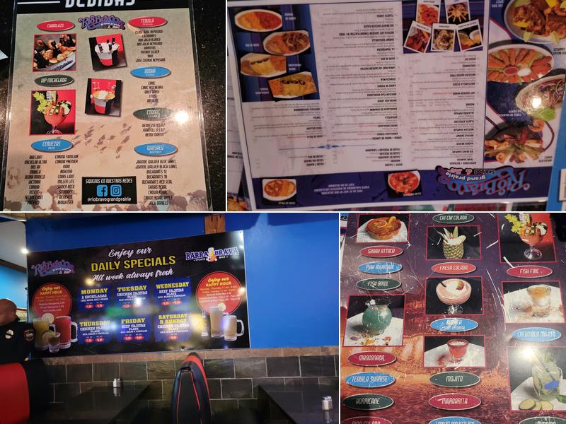 Rio Bravo Grand Prairie Menu