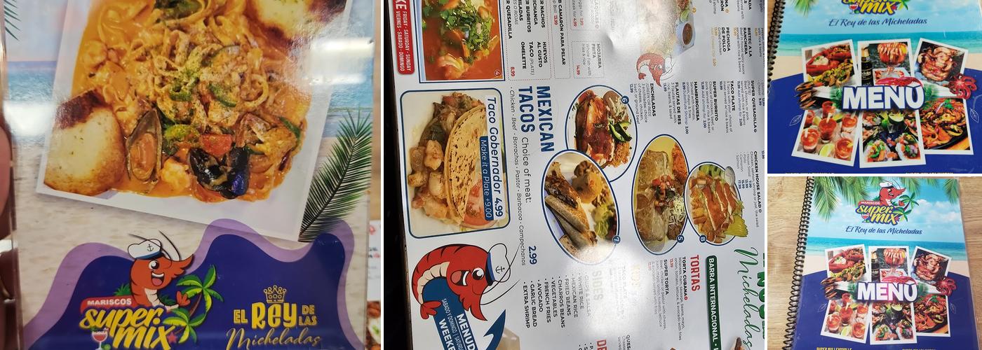 SUPER MIX ARLINGTON Menu