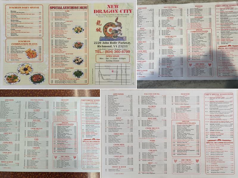 Dragon City Menu