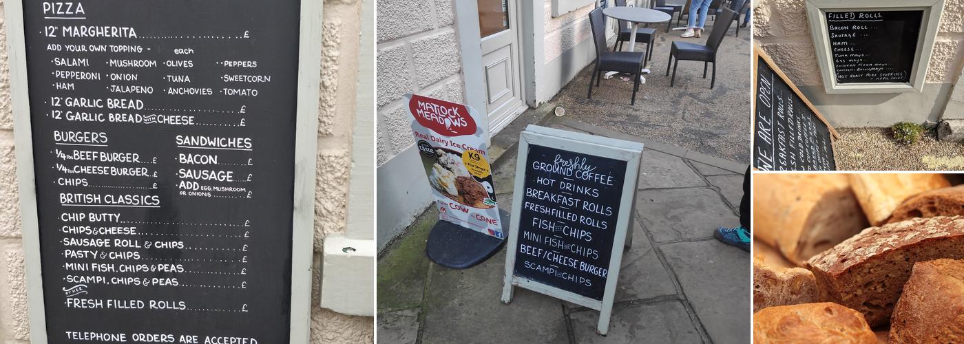 The Bakewell Pudding Parlour Menu