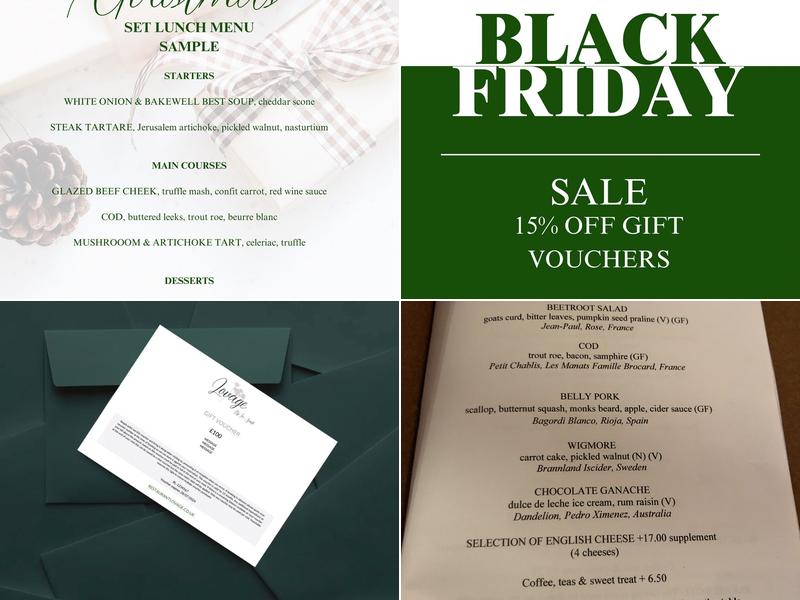 Restaurant Lovage by Lee Smith Menu