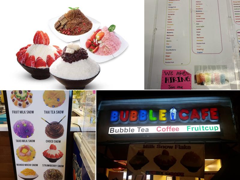 Bubble Cafe Menu