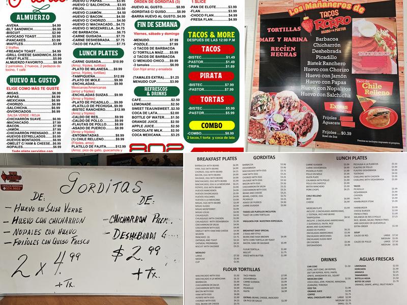 802 Restaurant Menu