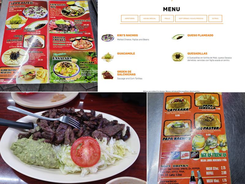 Kikis Menu