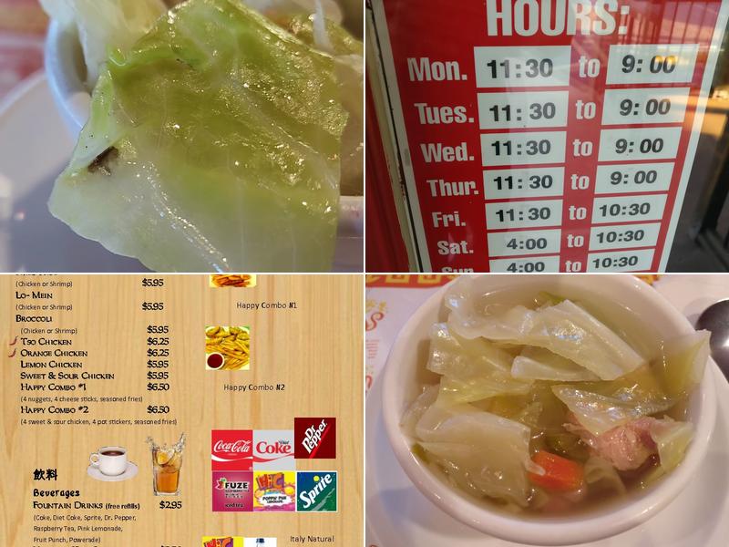 Chopstix Menu
