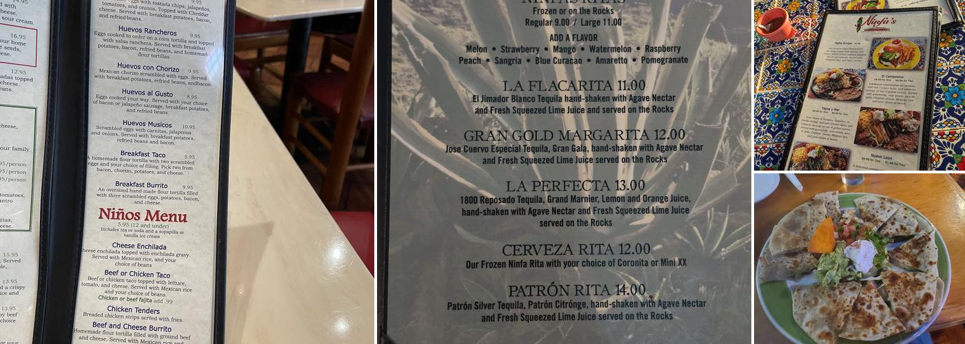 Ninfa's Menu