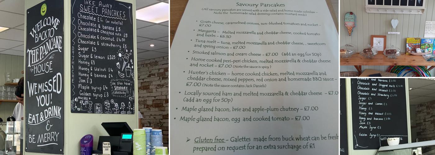 The Pancake House Menu