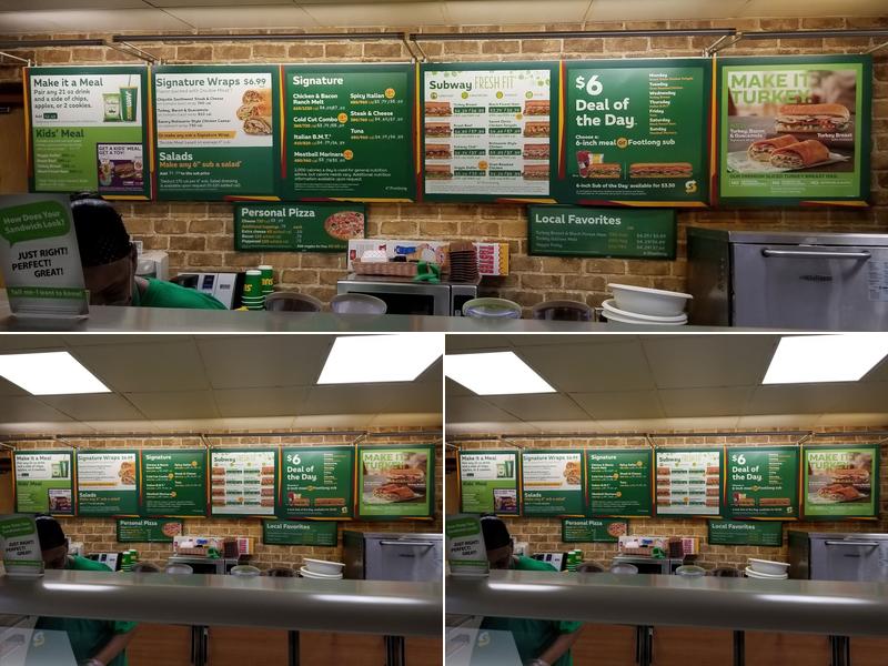 Subway Menu