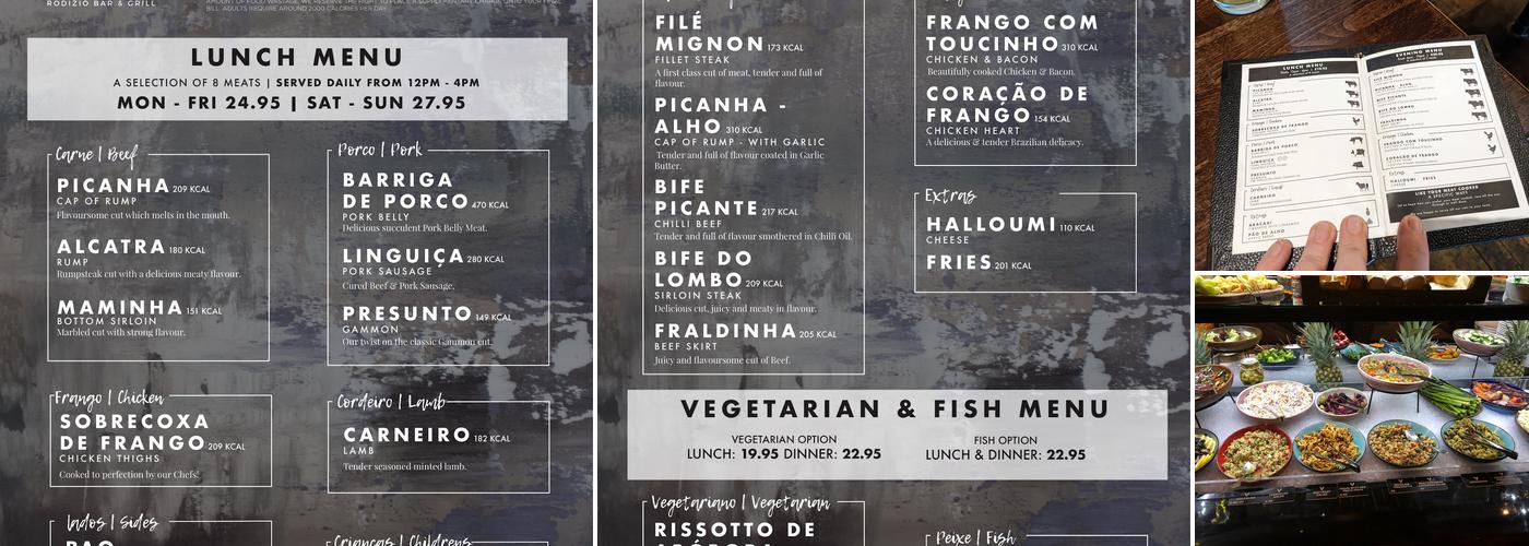 Estabulo Rodizio Bar & Grill - Harrogate Menu