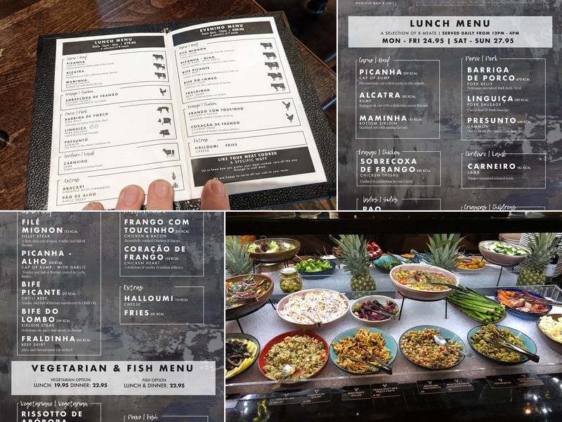 Estabulo Rodizio Bar & Grill - Harrogate Menu