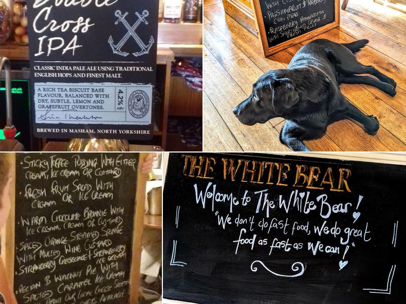 The White Bear Menu