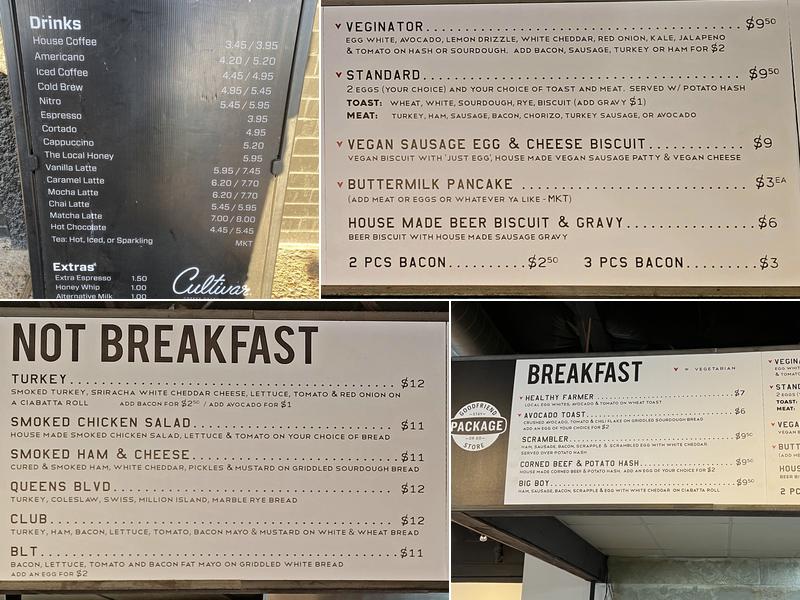 Goodfriend Package Menu