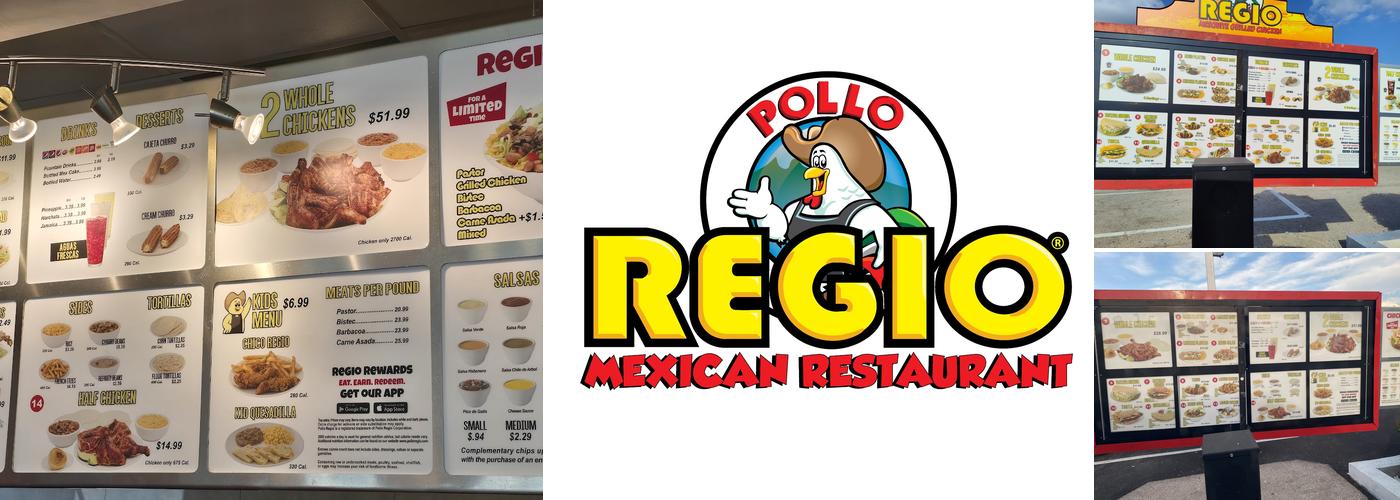 Pollo Regio Menu