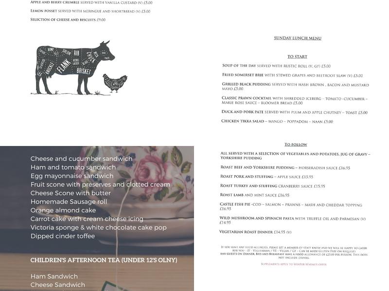 1189 Bar & Kitchen Menu